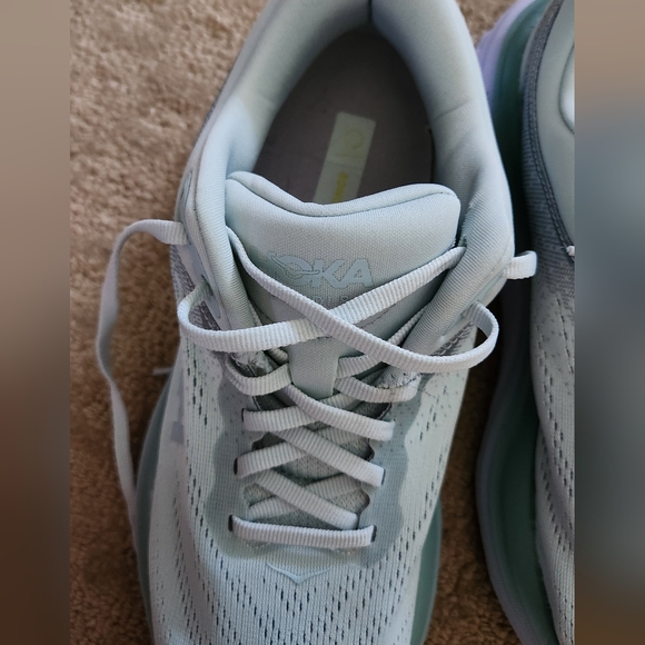 1127952 HOKA ONE ONE Bondi 8 Textile Cloud Blue/Ice Flow Size 8 - Picture 8 of 8